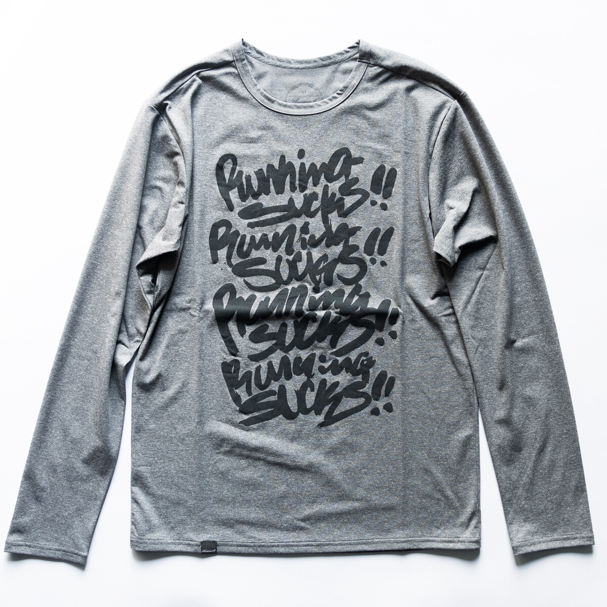“Running Sucks! 01” Long Sleeve Tshirt
