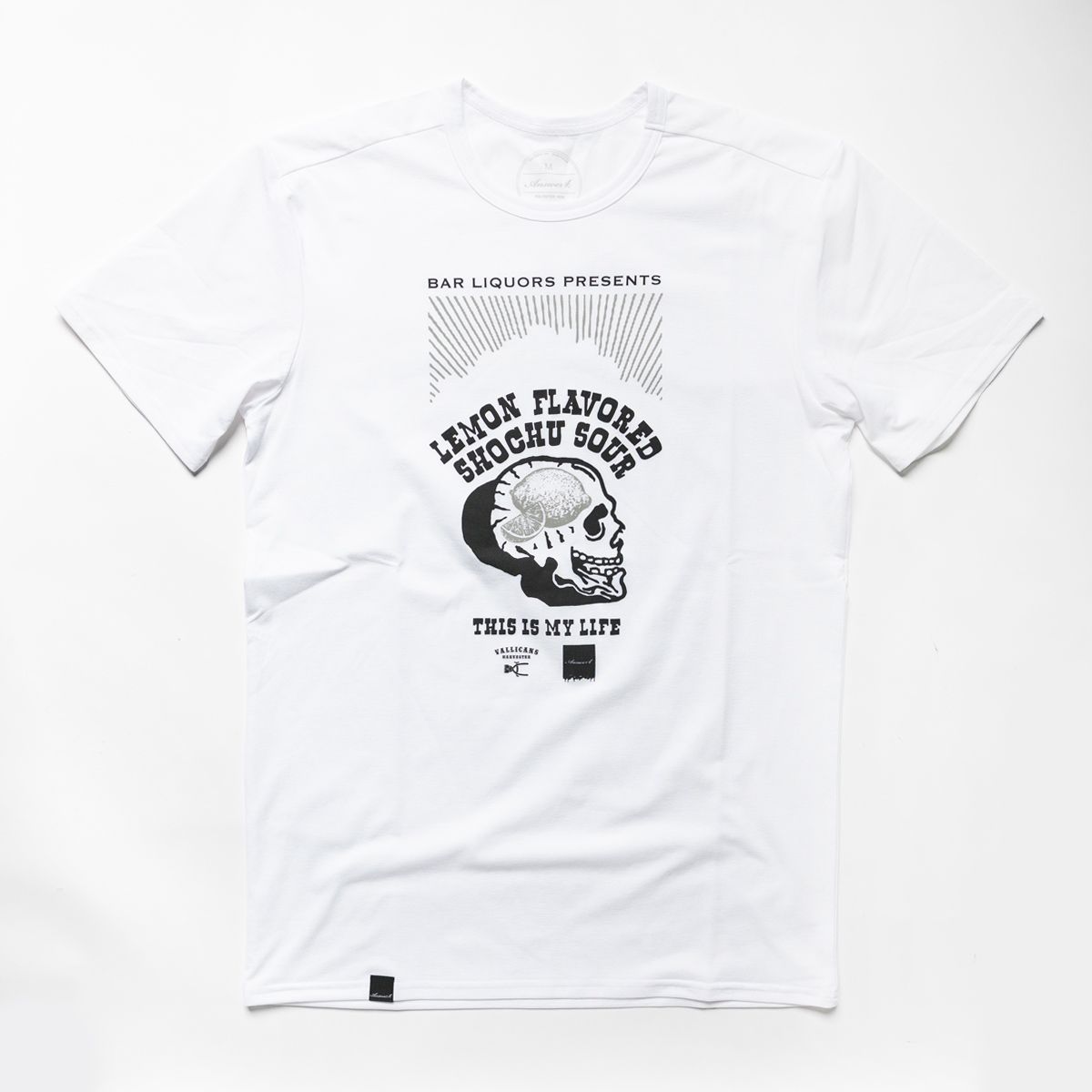 Tshirt “Bar Liquors レモンサワー02”