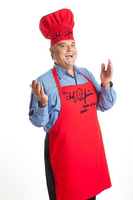 Delantal Rojo del Chef Pepín (Para Hombres y Mujeres)