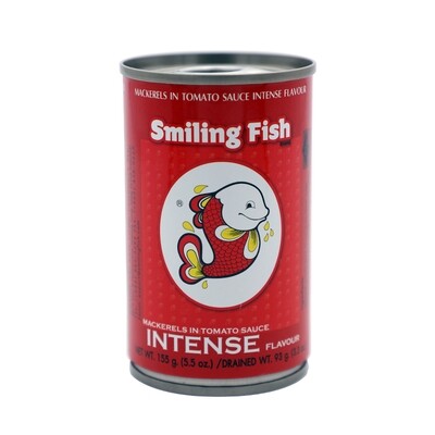 Smiling Fish Brand Mackerels - Tomato sauce Intense Flavour 155g