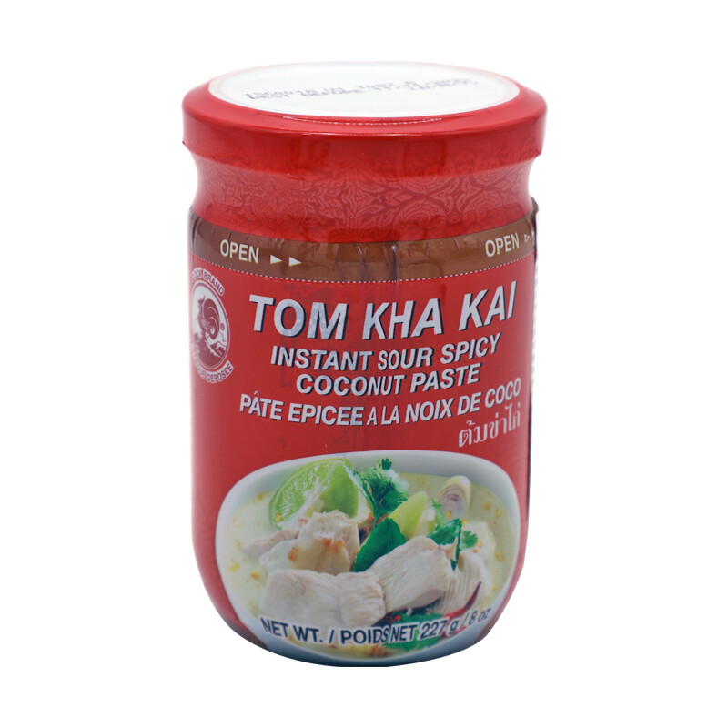 Cock Brand Tom Kha Kai Instant Sour Spicy Coconut Paste  227g