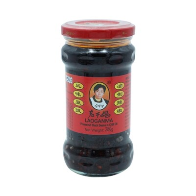 Lao Gan Ma Preserved Black Beans in Chilli Oil 280g