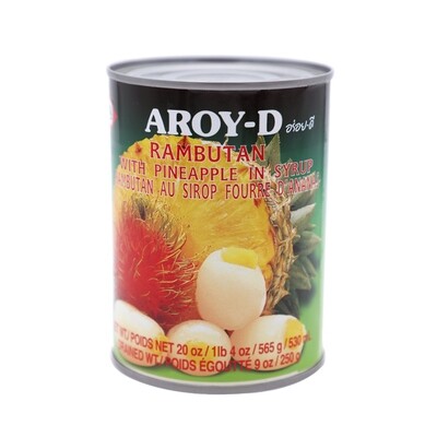 Aroy-D Rambutan with Pinepple in Syrup 565g