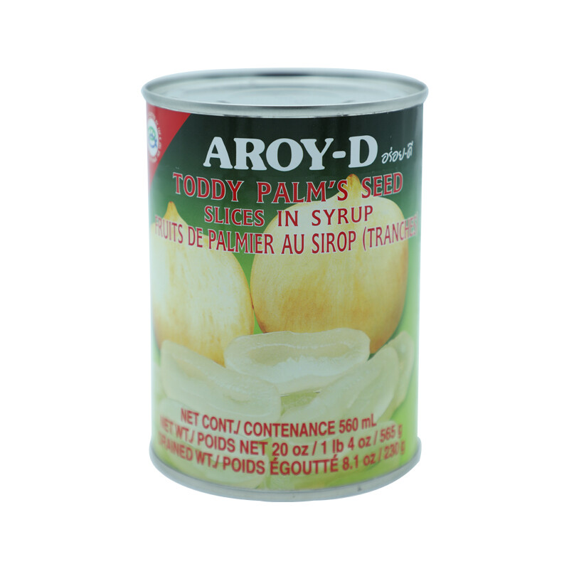 Aroy-D Toddy Palm's Seed (Slices in Syrup) 565g