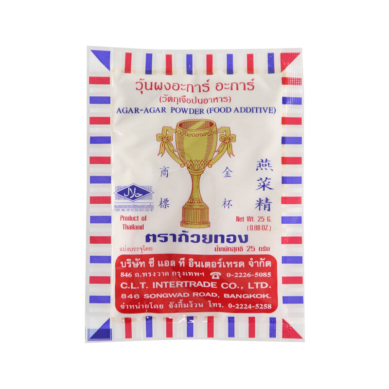 Gold Cup Agar-Agar Powder (Food additive) 25g