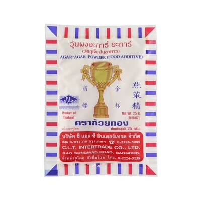 Gold Cup Agar-Agar Powder (Food additive) 25g