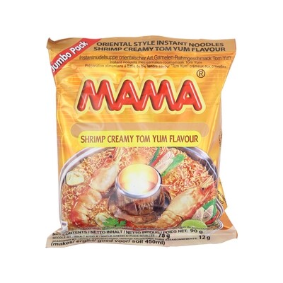 MAMA Instant Shrimp Creamy Tom Yum Flavour Noodles 90g