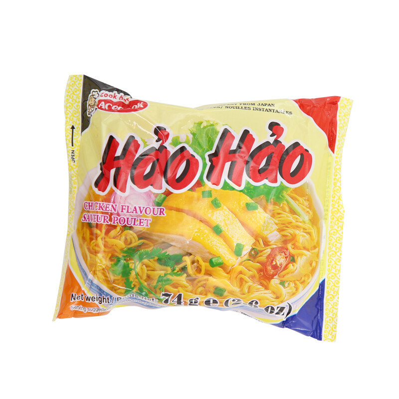 Hao Hao Instant Noodles Chicken Flavour 74g
