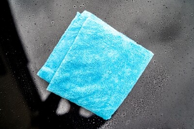 Micro Poliertuch 500GSM 40 x 40 cm Blau