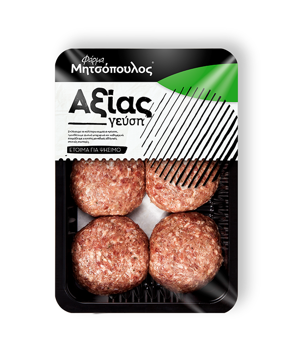Hamburguesa de Carne de Res y Cerdo 630gr.