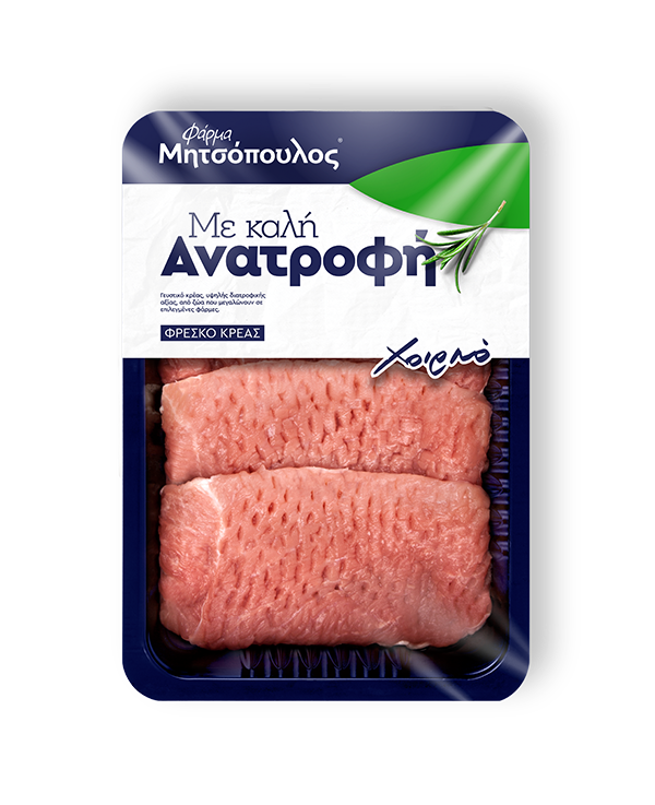 Schnitzel o escalope de cerdo 400gr.