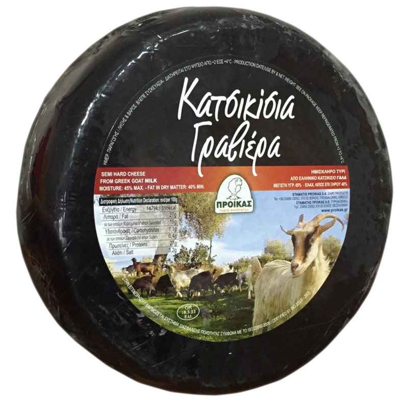 Queso Semicurado Graviera de Cabra 3kg.