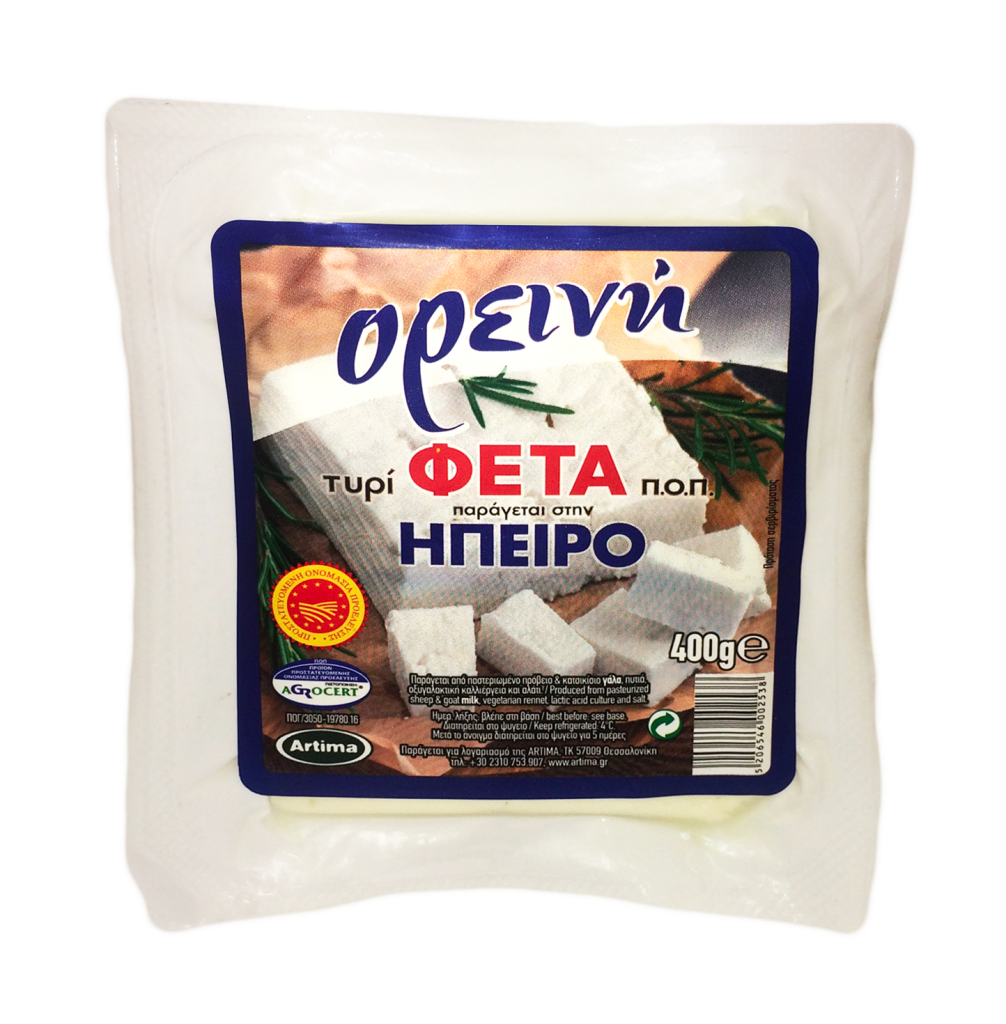 QUESO FETA DE EPIRO VACUUM  400gr