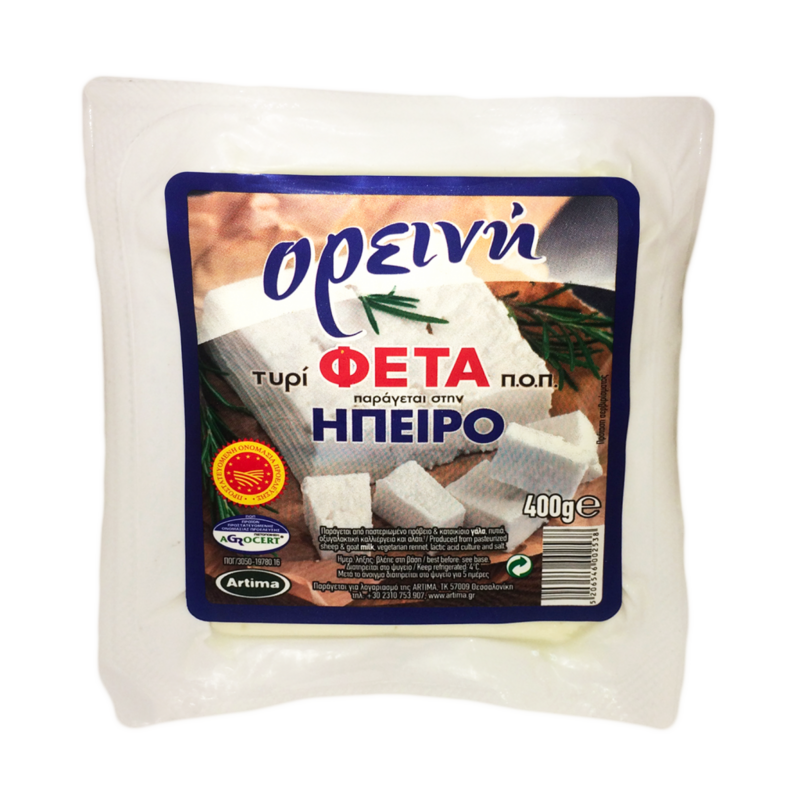 QUESO FETA DE EPIRO VACUUM  400gr