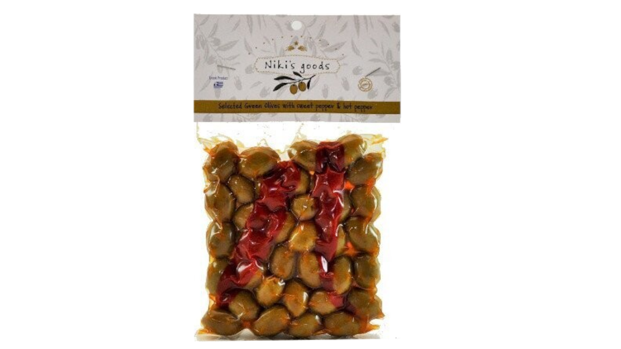 Aceitunas verdes con Chile  250gr