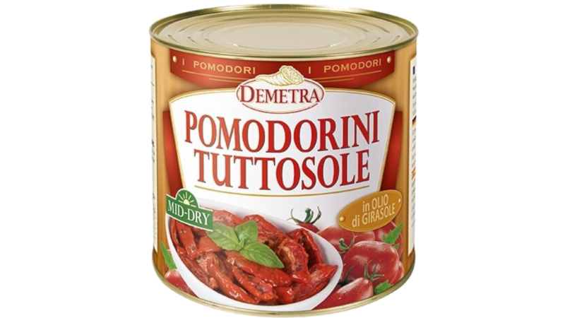 Tomatitos semisecos en aceite de girasol  2,5kg