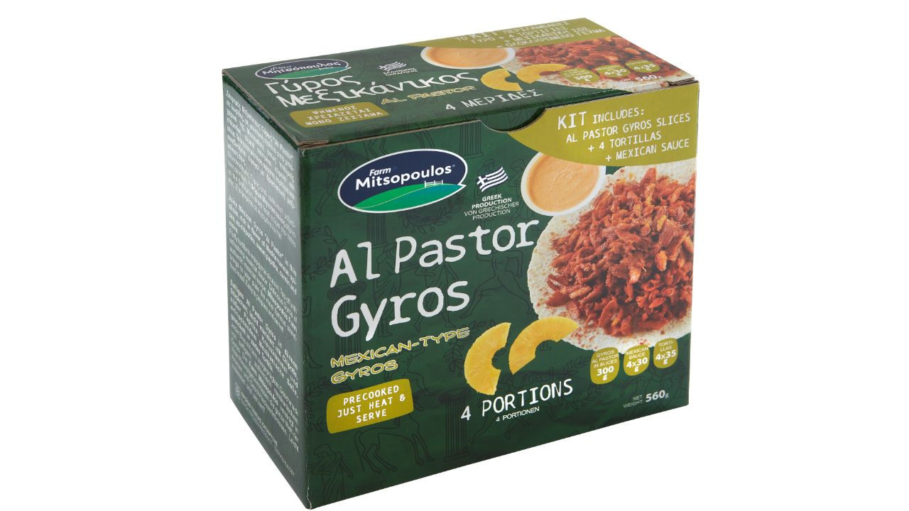 Kit de 4 Gyros "Al Pastor" 560gr