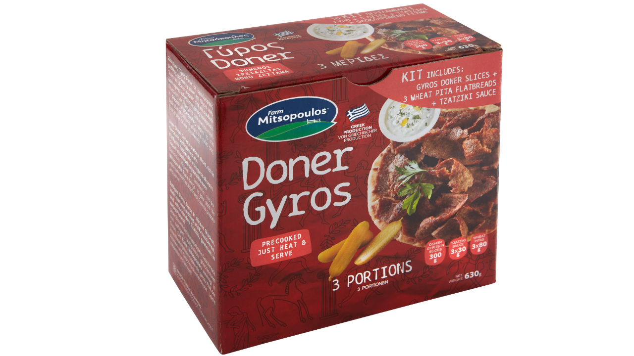 Kit Gyros Doner Lonchas 630gr