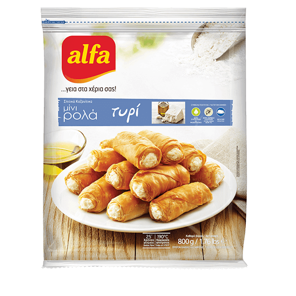 Mini rollitos con Feta 800gr