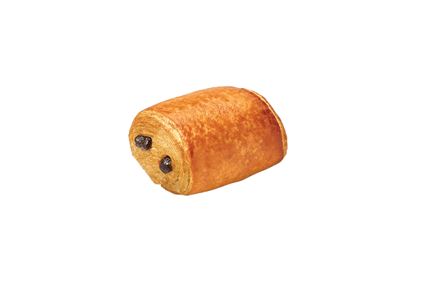 Mini croissants de chocolate