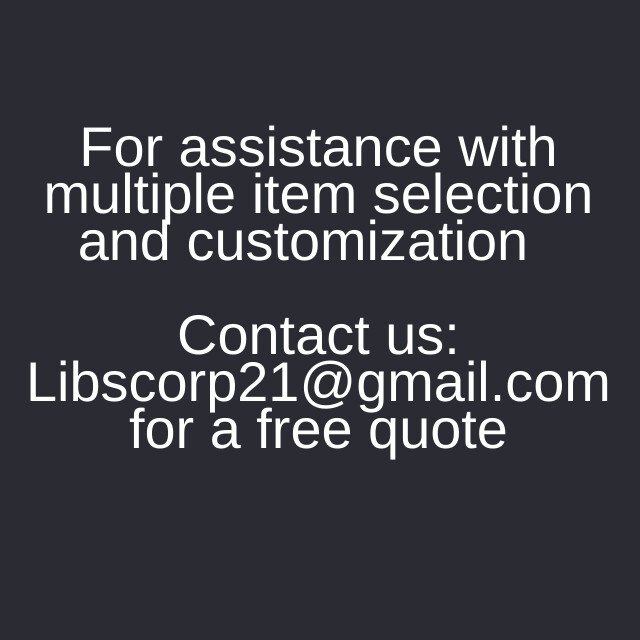 CUSTOMIZE 2 OR MORE - CONTACT US FOR A QUOTE