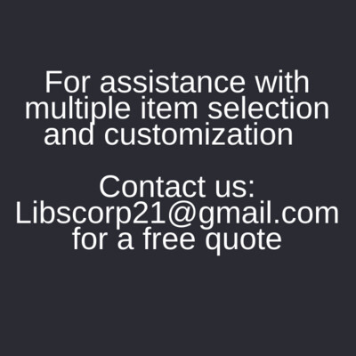 CUSTOMIZE 2 OR MORE - CONTACT US FOR A QUOTE