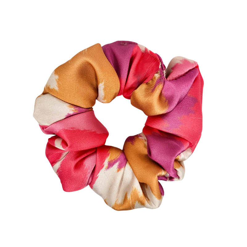 Stained Blossom Scrunchie