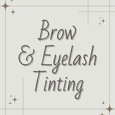 Brow and Eyelash Tinting*