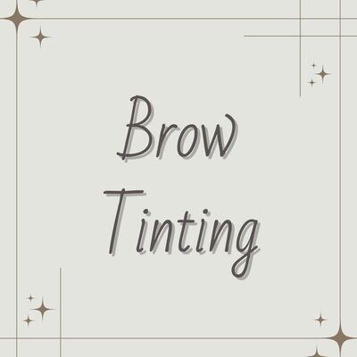 Brow Tinting*