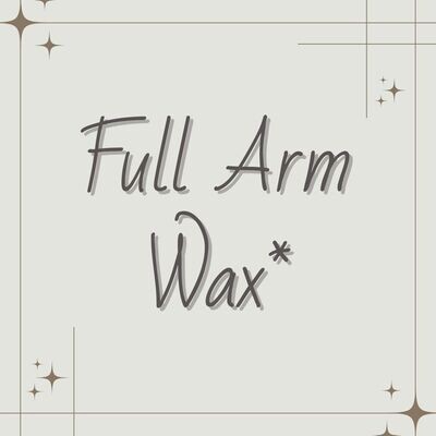 Full Arm Wax*