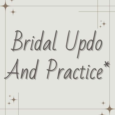 Bridal Updo and Practice*