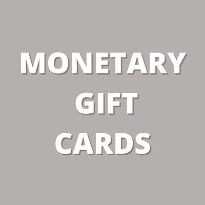 Monetary Gift Cards