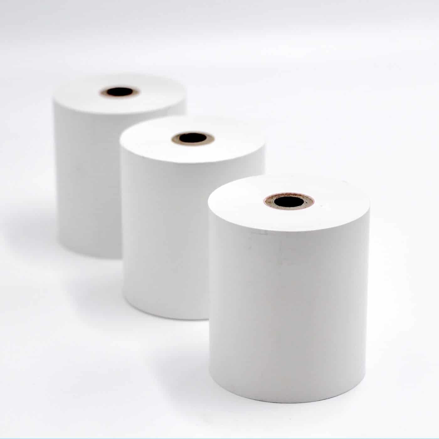 Kitchen Printer Paper: 3" 1 ply (white, 50 Pack)