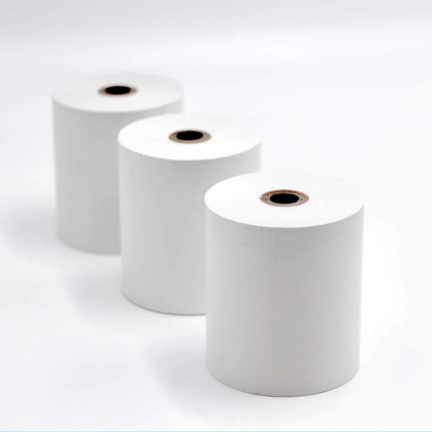 thumbnail image 2 of 3" X 150' Kitchen Printer Paper Rolls - 1-Ply Bond Paper, 50 Rolls (BuyRegisterRolls® 31150-50) 2 of 6
