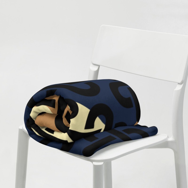 Abstract Throw Blanket