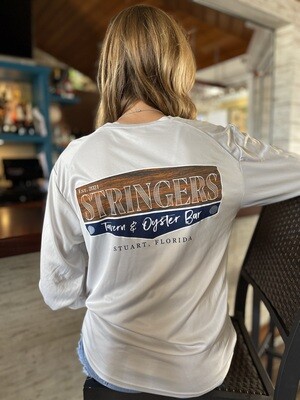 Stringers' Logo Long Sleeve Performance T-Shirt