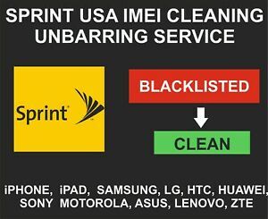 Models supported All Sprint Devices Sprint USA IMEI Cleaning SPCS:YES Only 