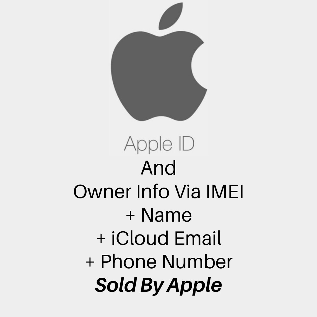 APPLE ID - OWNER INFO - SOLD BY APPLE