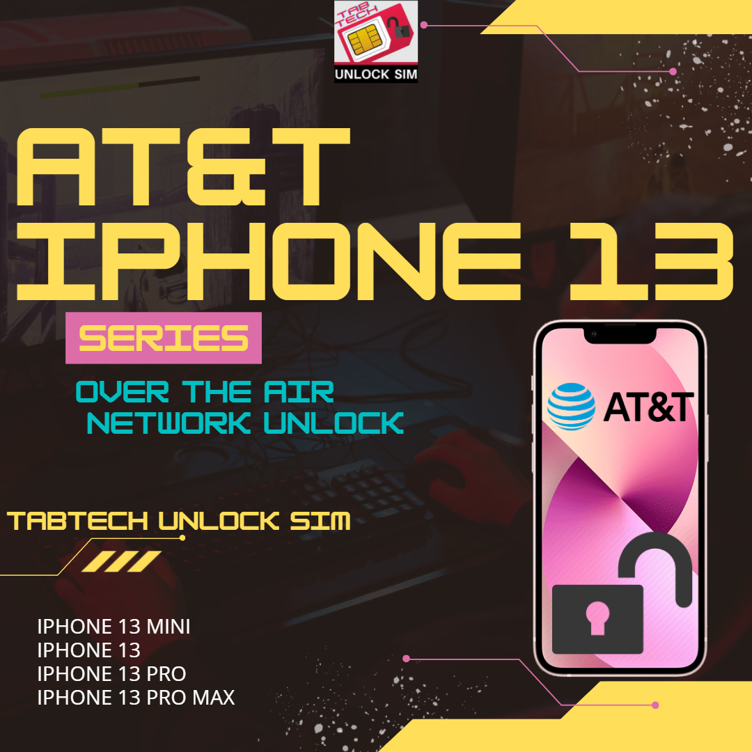 AT&T iPhone 13 Series Network Sim Unlock