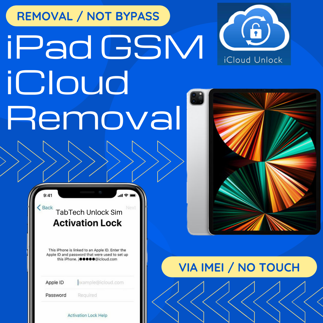 iPad GSM iCloud Removal