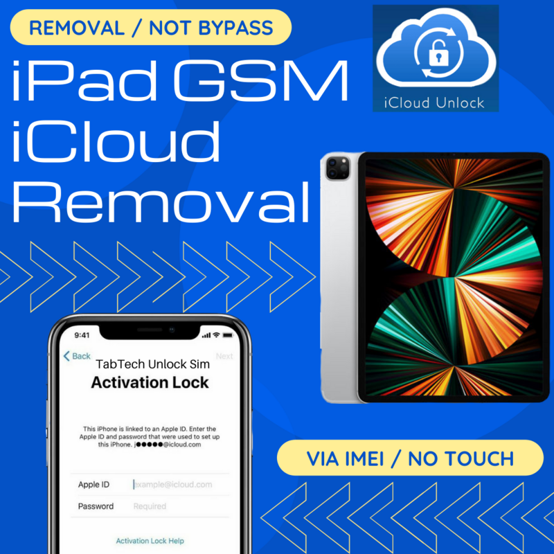 iPad GSM iCloud Removal