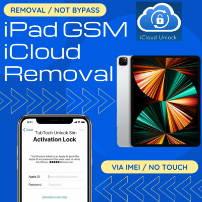 iPad GSM iCloud Removal