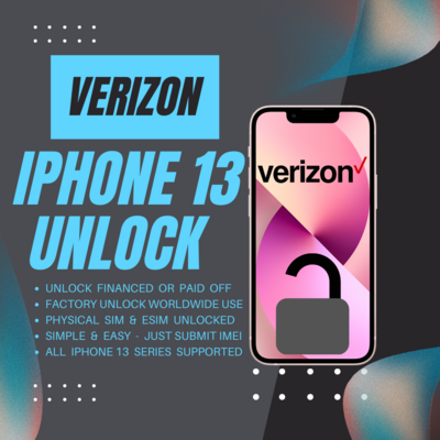 Verizon iPhone 13 Series Network Unlock