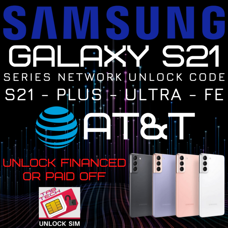 AT&amp;T Samsung Galaxy S21 Unlock Code