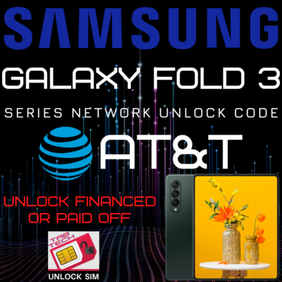AT&T Samsung Galaxy Fold 3 Unlock Code