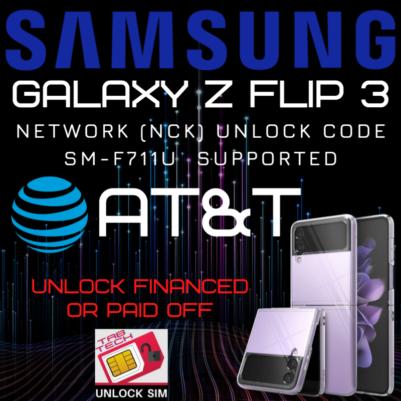 AT&amp;T Samsung Galaxy Flip 3 Unlock Code