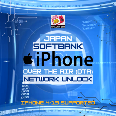 Japan SoftBank All iPhone Series Network Unlock