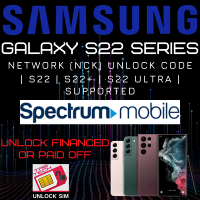 Spectrum Samsung Galaxy S22 Unlock Code