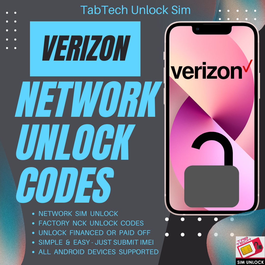 Verizon Android Network Unlock Code
