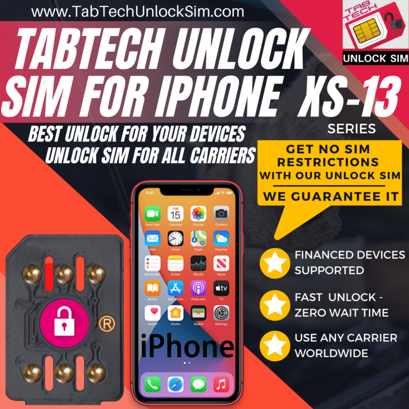 TabTech Unlock Sim iPhone XS - 13